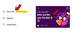 mpl game refer and earn