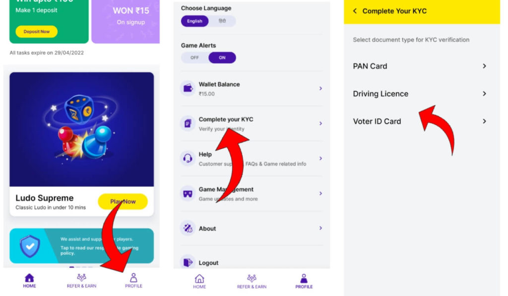 How To Complete KYC in Zupee App