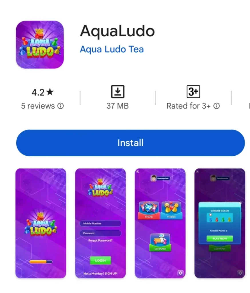 Aqua Ludo App Download From Play Store